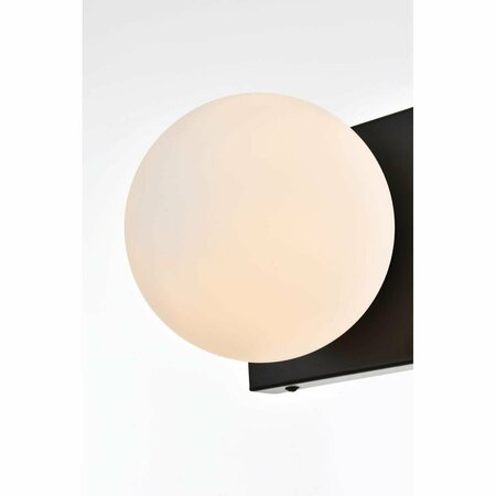 CLING 110 V E12 One Light Vanity Wall Lamp, Black CL2961661